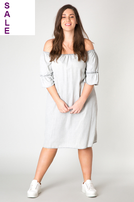 Jurk Yesta Jonita off shoulder 87CM