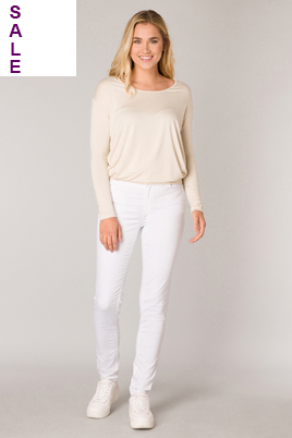 Base Level jeans Joy White