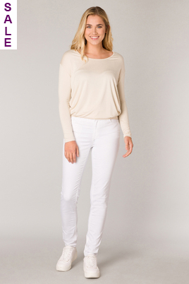 Base Level jeans Joy White