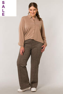 YESTA broek Bailee ruitje