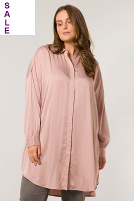 YESTA lange blouse satijn look