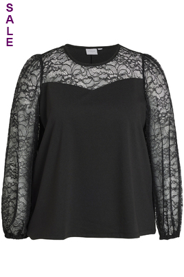 EVOKED VILA kant blouse VISTASIA