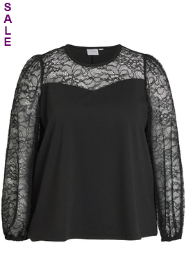 EVOKED VILA kant blouse VISTASIA
