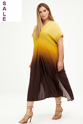 Mat fashion jurk overloop kleuren