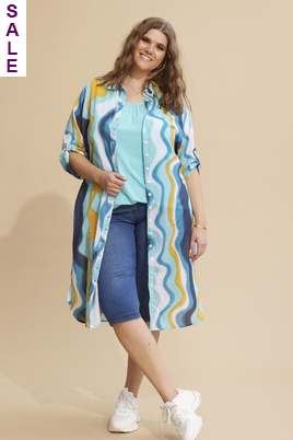 ZHENZI blouse jurk Bianca