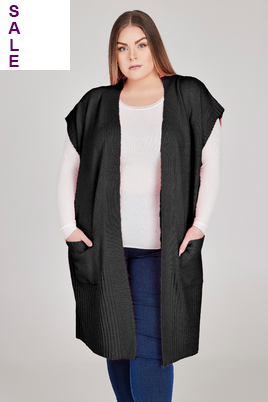 No.1 by OX mouwloos vest lang