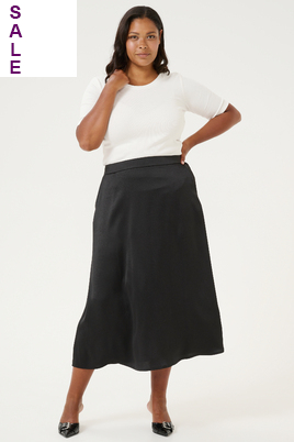 Kaffe Curve rok Dina satijn