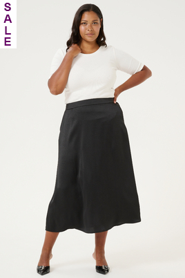 Kaffe Curve rok Dina satijn