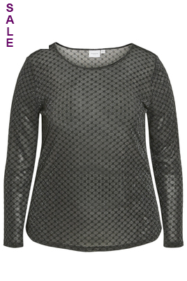 EVOKED VILA shirt MOREA glitter