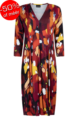 Ophilia jurk Ivy jersey dessin