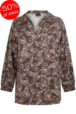 Ophilia blouse Jane print viscose