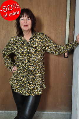 Ophilia blouse Josje bubble crepe de