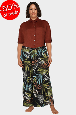 Ophilia rok Lieke bubble crepe dessi