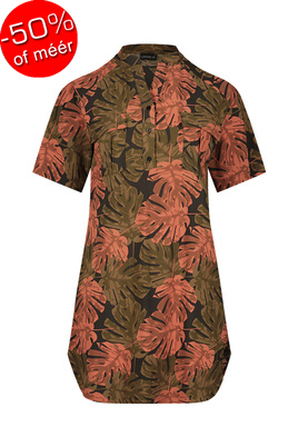 Ophilia tuniek Sienna travel print