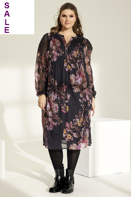 ZHENZI jurk voile print Jimena