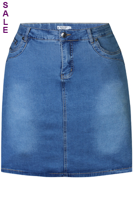 ZHENZI jeans rok met broekje