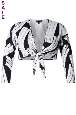 COLLETTA bolero zwart wit travel