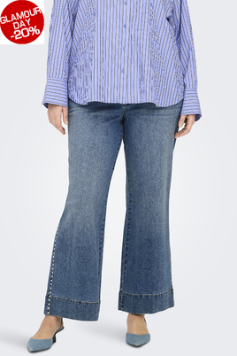 ONLY wijde jeans met studs