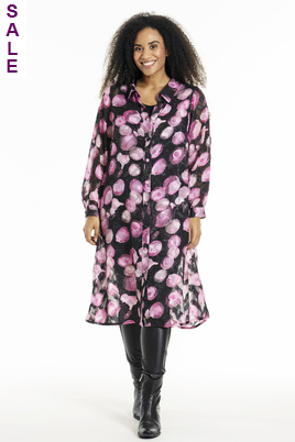 Studio blouse Juni lang voile print