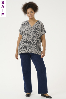 Kaffe Curve blouse ECO V hals