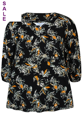 ZHENZI shirt V hals print