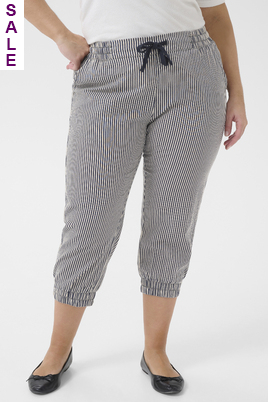 Kaffe Curve broek 7/8e streepje