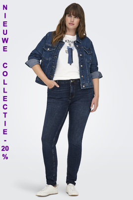 ONLY rechte jeans donkerblauw