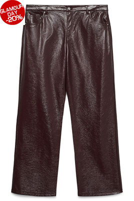 VERO MODA curve leatherlook broek