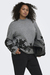 Medium Grey Melange/Black Embroidery