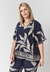 Navy/flower