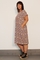 Ophilia jurk Trace viscose