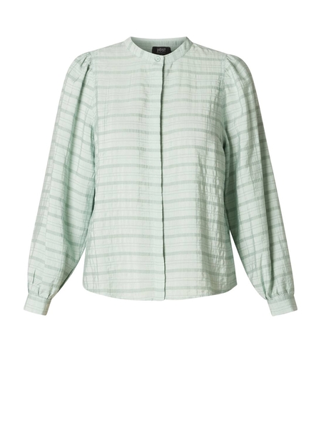 YESTA blouse glans streep