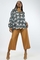 Broek Mat fashion leatherlook enkelv