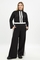 Mat fashion broek zijbies met rits