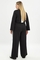 Mat fashion broek zijbies met rits
