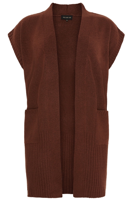 No.1 by OX mouwloos vest lang