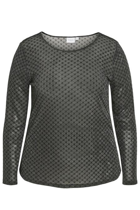 EVOKED VILA shirt MOREA glitter
