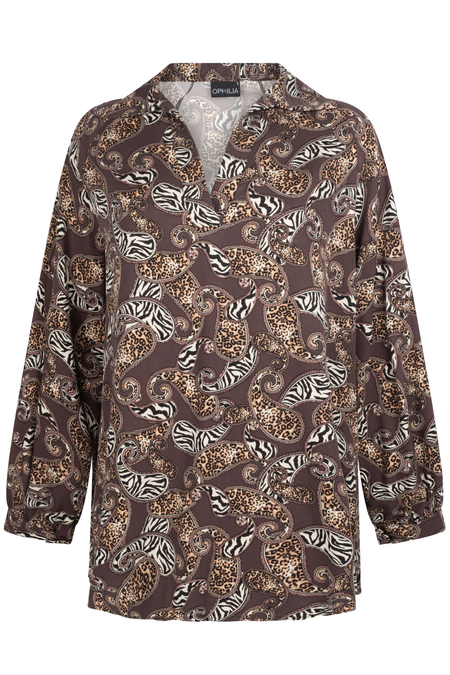 Ophilia blouse Jane print viscose