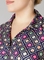 COLLETTA blouse lang print