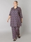COLLETTA blouse lang print