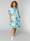 COLLETTA jurk travel V hals overslag