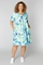 COLLETTA jurk travel V hals overslag