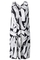 COLLETTA jurk travel zwart wit V ha