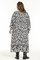 Gozzip maxi jurk kaftan zwart wit pr