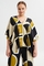 Mat Fashion blouse dubbele V hals