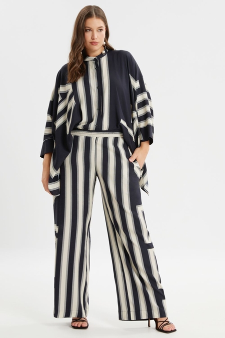 Mat Fashion broek wijd print