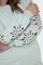 ONLY ECO sweater opengewerkte mouw