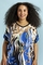 ZHENZI shirt print voor V hals