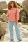 ZHENZI jeans fijne glitter