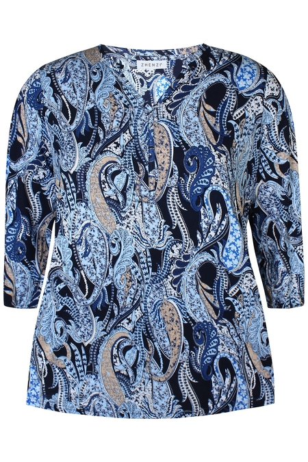 ZHENZI shirt print